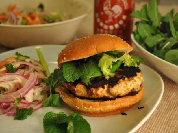 Chicken Burger with Lemongrass and Lime from Bill's Holiday