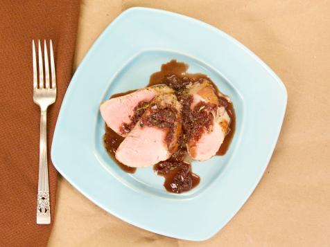 Pan-Seared Pork Tenderloin with Rosemary Balsamic and Orange Sauce