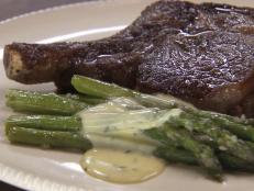 Cooking Channel serves up this Rib Steak and Asparagus recipe from Chuck Hughes plus many other recipes at CookingChannelTV.com
