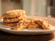 Cooking Channel serves up this Double-Delight Peanut Butter Cookies recipe  plus many other recipes at CookingChannelTV.com