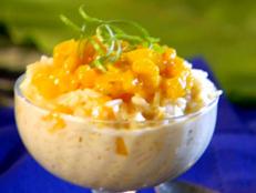Cooking Channel serves up this Mango Rice Pudding recipe from Roger Mooking plus many other recipes at CookingChannelTV.com