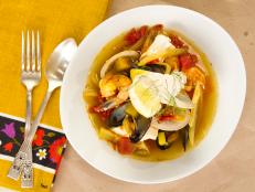 Cooking Channel serves up this Bouillabaisse recipe from Kelsey Nixon plus many other recipes at CookingChannelTV.com