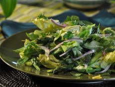 Cooking Channel serves up this Asparagus Salad with Lemon Vinaigrette recipe from Roger Mooking plus many other recipes at CookingChannelTV.com
