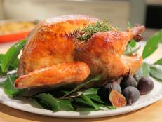 Cooking Channel serves up this Roasted Turkey with Sage Butter recipe  plus many other recipes at CookingChannelTV.com