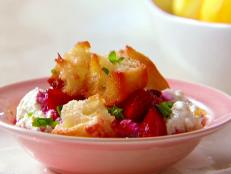 Cooking Channel serves up this Ricotta with Vanilla-Sugar Croutons and Berries recipe from Giada De Laurentiis plus many other recipes at CookingChannelTV.com