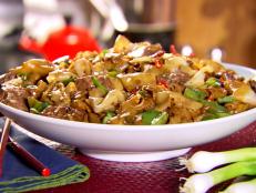 Cooking Channel serves up this Beef and Black Bean Ho Fun recipe from Ching-He Huang plus many other recipes at CookingChannelTV.com