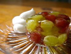 Cooking Channel serves up this Wine Jelly with Grapes recipe from Laura Calder plus many other recipes at CookingChannelTV.com