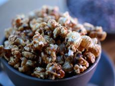 Cooking Channel serves up this Cacao Nib Caramel Corn recipe  plus many other recipes at CookingChannelTV.com