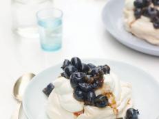 Cooking Channel serves up this Blueberry Pavlova recipe  plus many other recipes at CookingChannelTV.com