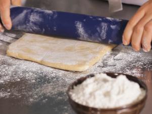 Roll Out Pie Dough on Floured Surface