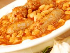 Cooking Channel serves up this Salsiccie e Fagioli: Pork and Beans recipe from David Rocco plus many other recipes at CookingChannelTV.com
