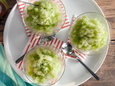 Cooking Channel serves up this Cucumber, Meyer Lemon and Lavender Granita recipe from Kelsey Nixon plus many other recipes at CookingChannelTV.com