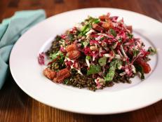 Cooking Channel serves up this Herb Radicchio Salad with French Lentils recipe  plus many other recipes at CookingChannelTV.com
