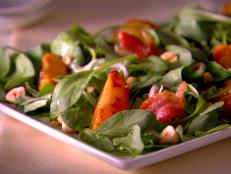 Cooking Channel serves up this Arugula Salad with Grilled Fruit recipe from Giada De Laurentiis plus many other recipes at CookingChannelTV.com