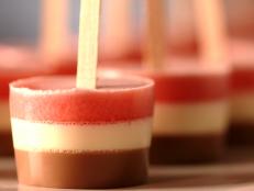 Cooking Channel serves up this Neapolitan Martini Jelly Shot recipe  plus many other recipes at CookingChannelTV.com
