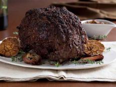 Cooking Channel serves up this Rib Roast with Mushroom Crust recipe from Chuck Hughes plus many other recipes at CookingChannelTV.com