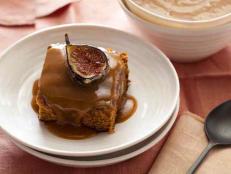 Cooking Channel serves up this Sticky Fig Pudding with Candied Fresh Figs recipe from Chuck Hughes plus many other recipes at CookingChannelTV.com