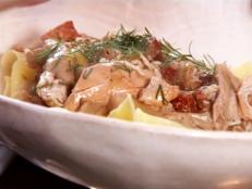 Cooking Channel serves up this Coq Au Riesling recipe  plus many other recipes at CookingChannelTV.com