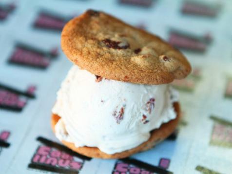 Chocolate Chip Cookie and Brown Butter Candied Bacon Ice Cream Sandwiches