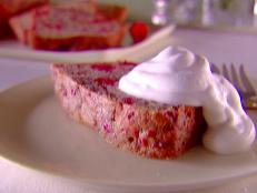Cooking Channel serves up this Raspberry Pound Cake with Vin Santo Cream recipe from Giada De Laurentiis plus many other recipes at CookingChannelTV.com