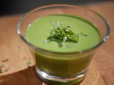 Cooking Channel serves up this Pea Green Soup recipe from Laura Calder plus many other recipes at CookingChannelTV.com