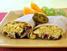Cooking Channel serves up this Smokin' Hot Breakfast Bacon-rito recipe from Lisa Lillien plus many other recipes at CookingChannelTV.com