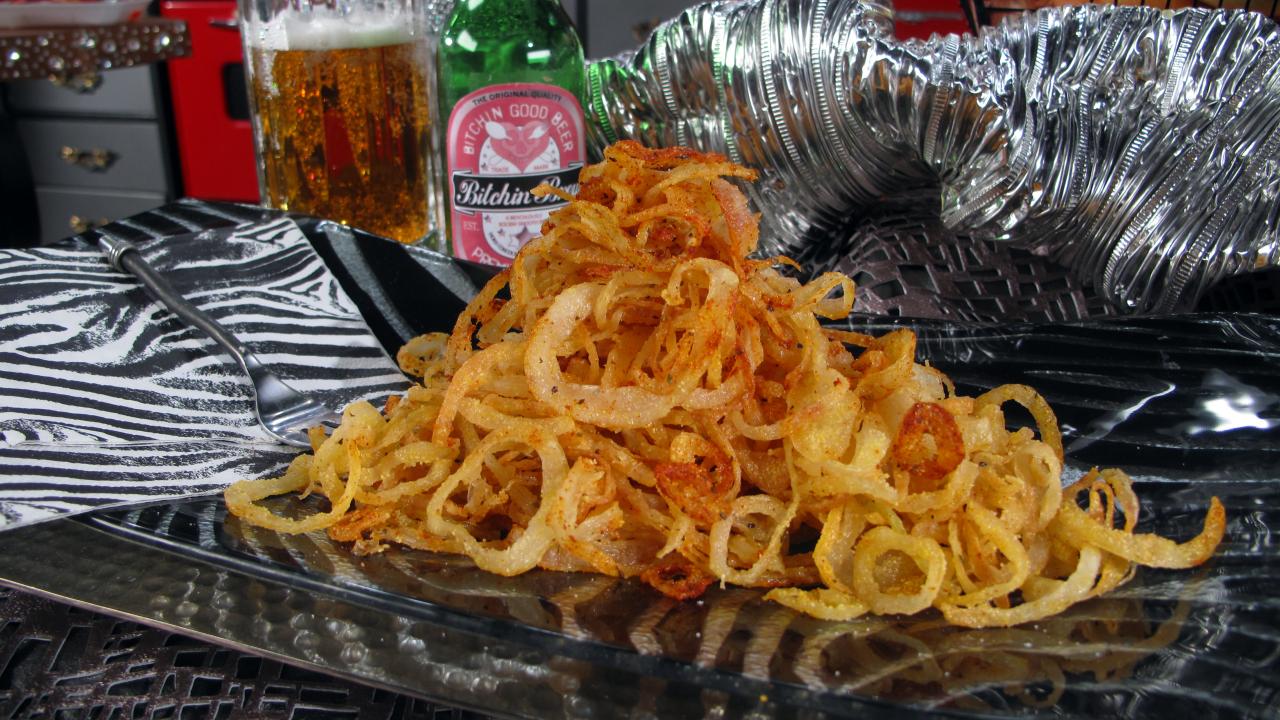 Nadia G's Spicy Onion Rings