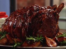 Cooking Channel serves up this Prosciutto Standing Rib Roast with Figs recipe from Aida Mollenkamp plus many other recipes at CookingChannelTV.com