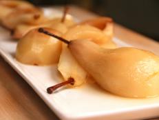 Cooking Channel serves up this Cider Poached Pears recipe from Kelsey Nixon plus many other recipes at CookingChannelTV.com