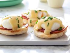 Cooking Channel serves up this Poached Eggs Benedict recipe from Kelsey Nixon plus many other recipes at CookingChannelTV.com