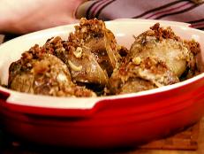 Cooking Channel serves up this Stuffed Artichokes recipe from Alexandra Guarnaschelli plus many other recipes at CookingChannelTV.com