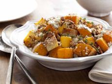 Cooking Channel serves up this Butternut Squash with Pecans and Blue Cheese recipe from Nigella Lawson plus many other recipes at CookingChannelTV.com