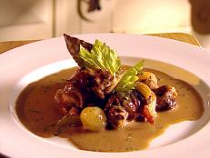 Cooking Channel serves up this Cornish Hen and Chestnut stew recipe  plus many other recipes at CookingChannelTV.com