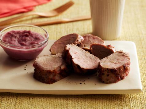 Pork Tenderloin with Prickly Pear Tequila BBQ Sauce
