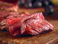 Cooking Channel serves up this Rib-Eye Steak with Black Olive Vinaigrette recipe from Giada De Laurentiis plus many other recipes at CookingChannelTV.com