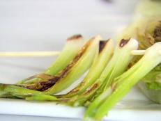 Cooking Channel serves up this Grilled Scallion Skewers recipe from Ellie Krieger plus many other recipes at CookingChannelTV.com