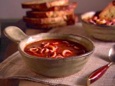 Cooking Channel serves up this Calamari Stew with Garlic Toast recipe from Giada De Laurentiis plus many other recipes at CookingChannelTV.com