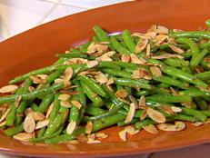 Cooking Channel serves up this Tangy Almond Garlic String Beans recipe from Dave Lieberman plus many other recipes at CookingChannelTV.com