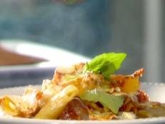 Cooking Channel serves up this Baked Rigatoni with Eggplant and Sausage recipe from Tyler Florence plus many other recipes at CookingChannelTV.com