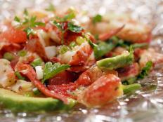 Cooking Channel serves up this Lobster and Grapefruit Salad recipe from Laura Calder plus many other recipes at CookingChannelTV.com