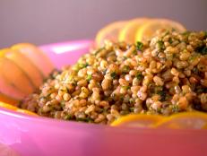 Cooking Channel serves up this Farro with Coarse Pesto recipe  plus many other recipes at CookingChannelTV.com