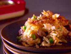Cooking Channel serves up this Baked Orzo with Fontina and Peas recipe from Giada De Laurentiis plus many other recipes at CookingChannelTV.com