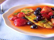 Cooking Channel serves up this Grilled Mixed Fruit recipe from Giada De Laurentiis plus many other recipes at CookingChannelTV.com