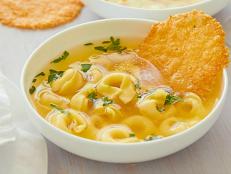 Cooking Channel serves up this Cheese Tortellini in Light Broth recipe from Giada De Laurentiis plus many other recipes at CookingChannelTV.com