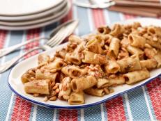 Cooking Channel serves up this Rigatoni with Eggplant Puree recipe from Giada De Laurentiis plus many other recipes at CookingChannelTV.com