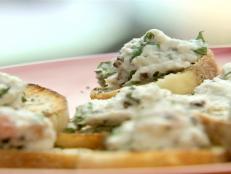 Cooking Channel serves up this Mediterranean Bruschetta recipe from Giada De Laurentiis plus many other recipes at CookingChannelTV.com