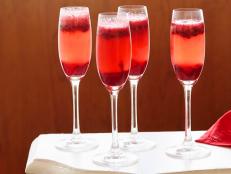 Cooking Channel serves up this Cranberry Kir Royale recipe from Tyler Florence plus many other recipes at CookingChannelTV.com