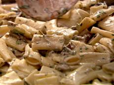 Cooking Channel serves up this Big Pasta with Mushroom, Parsley, Garlic and Thyme recipe from Nigella Lawson plus many other recipes at CookingChannelTV.com