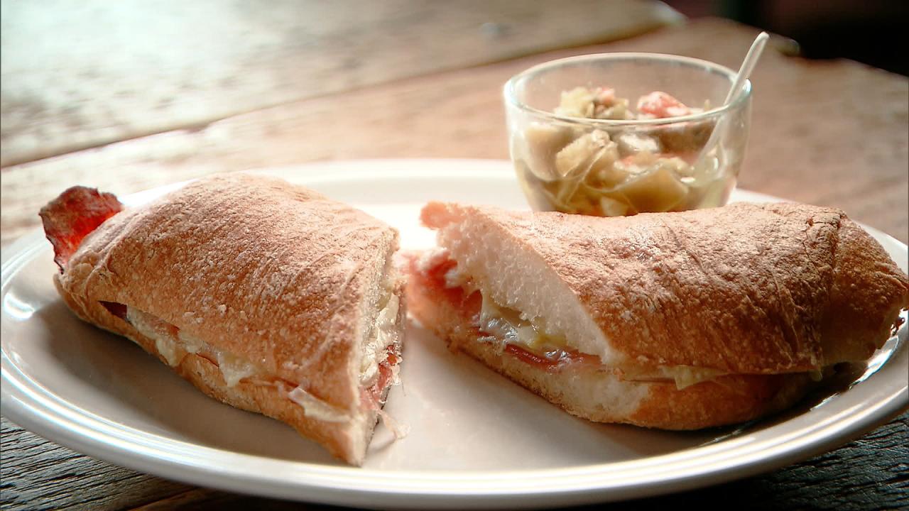 Speck Sandwich at Salume Beddu