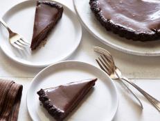 Cooking Channel serves up this Double Chocolate Malted Tart recipe from Aida Mollenkamp plus many other recipes at CookingChannelTV.com
